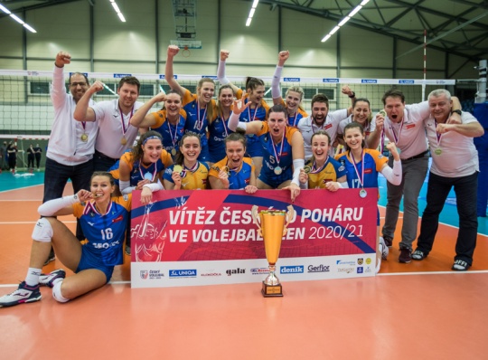 VK UP Olomouc - vítěz Českého poháru Final4 2020/2021